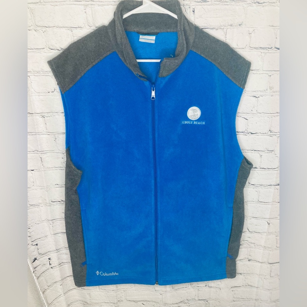 Pebble Beach Logo Columbia Fleece Vest